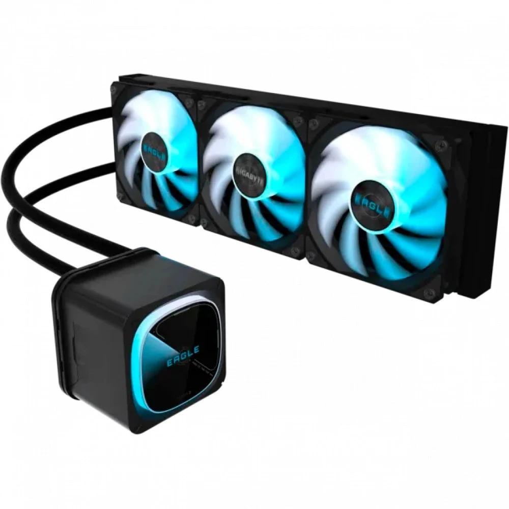 Жидкостная система охлаждения Gigabyte Eagle 360 3 x 120mm ARGB Fan, LGA 1200, LGA 1700, LGA 1851, 115*, AM5, AM4