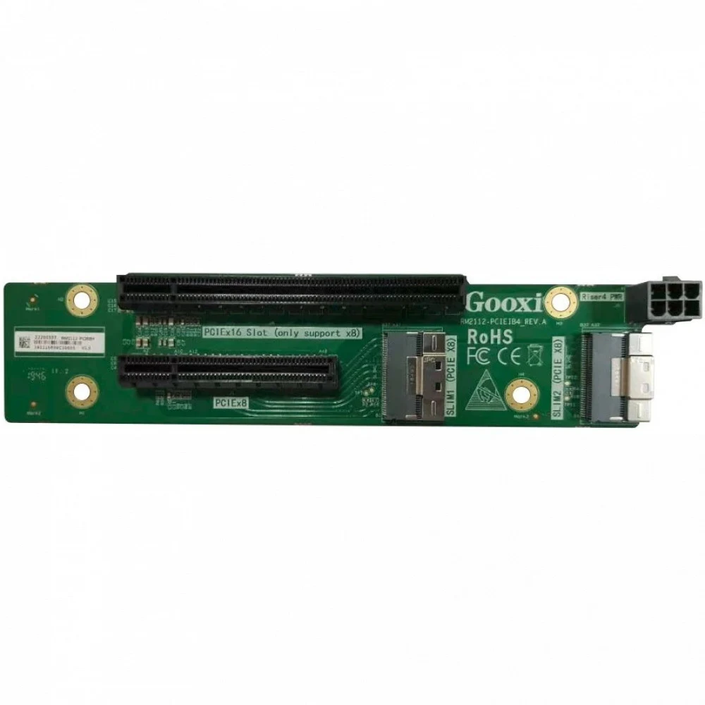Райзер/ Gooxi SL2108-748-PCIE4-M (RISER4),support 2* PCIe3.0 X8(1* X16 slot +1* X8 slot)