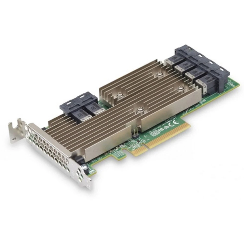 HBA-адаптер Broadcom 9305-24i SGL (05-25699-00 / 03-25699-02007) PCIe 3.0 x8 LP, SAS/SATA 12G HBA, 24port(6*int SFF8643), 3224 IOC/ LSI SAS 9305-24i SGL 24-Port Int, 12Gb/s SATA+SAS, PCIe3,0 HBA