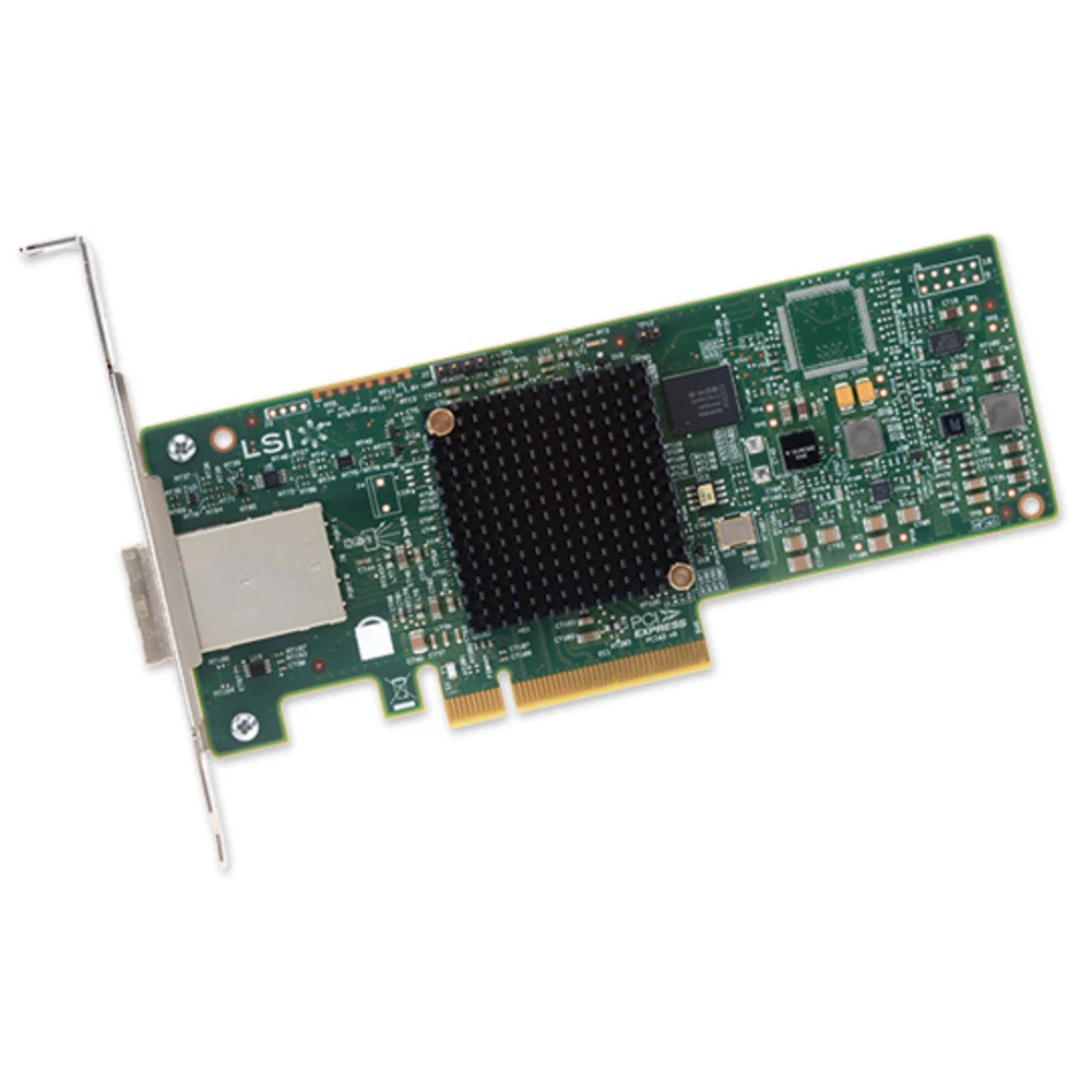 Контроллер/ LSI SAS 9300-8e SGL (8-Port Ext, 12Gb/s SATA+SAS, PCIe 3.0 HBA)