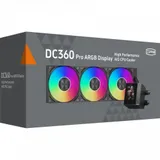 Система жидкостного охлаждения для процессора PCCooler DC360 Pro ARGB Display BK черный (DC360Pro-BKAWXY-GL)