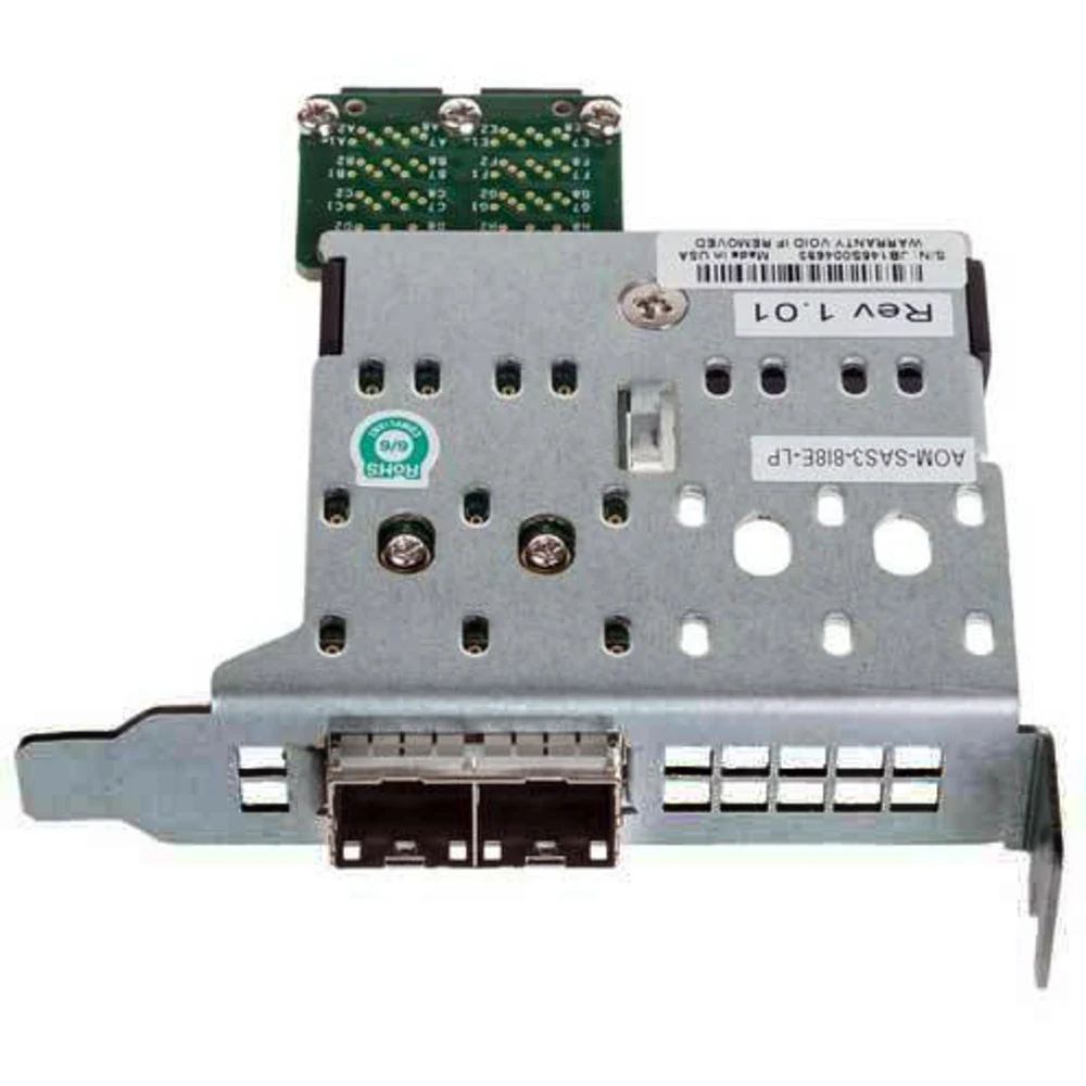 Supermicro AOM-SAS3-8I8E {Переходная плата SuperMicro AOM-SAS3-8I8E Ext. to Int. Mini-SAS HD Adapter (Full profile) (AOM-SAS3-8I8E)}