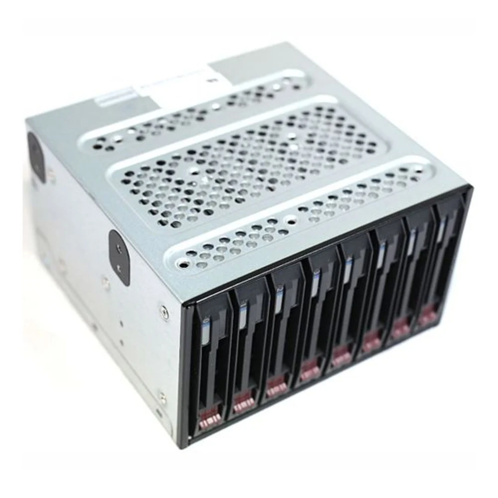 Supermicro CSE-M28SACB, Imcomplete SAS3 Mobile Rack CSE-M28SACB with fan w/o BP, 8x 2.5" Hot-swap SAS3/SATA3 HDDs, 2x 5.25" Drive Bay Enclosure