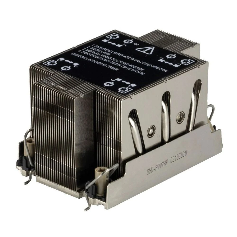 Радиатор/ 2U Passive CPU Heat Sink w/ a Side Air Channel for X12 Generation Intel Whitley and Cedar Island Platforms