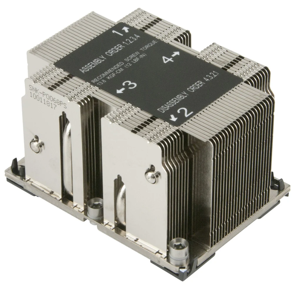 SNK-P0068PS 2U LGA3647-0, Rear, для процессоров с TDP до 205Вт, позиционируется для платформ X11 Purley {36}