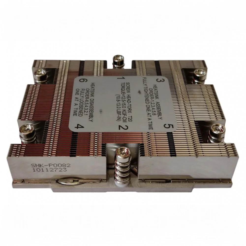 Зап. часть радиатор для кулера CPU, Supermicro, SNK-P0082V, 1U, Socket SP5