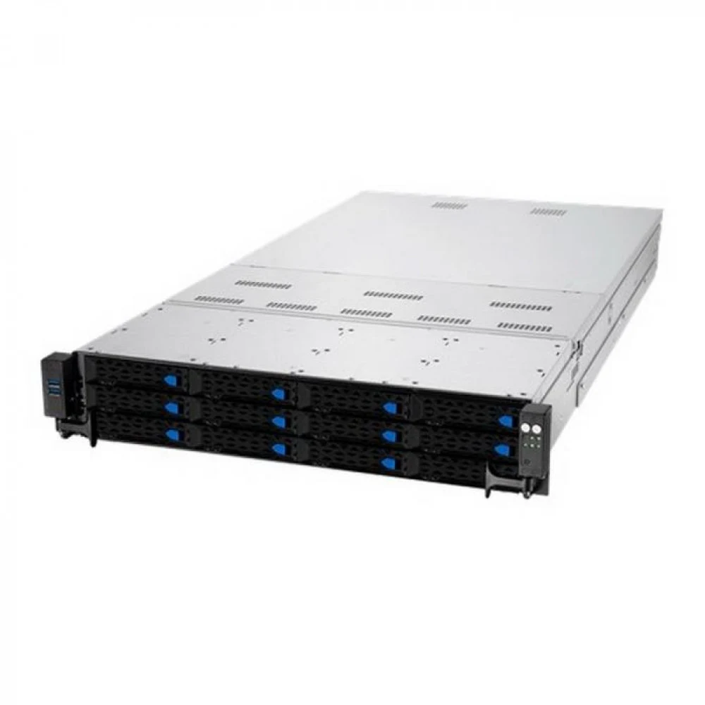 Платформа системного блока ASUS RS720-E10-RS12 3x SFF8643 (SAS/SATA)+ 4x SFF8654x8 (NVME) + 4x SFF8654x4 (NVME) on the backplane, support 8xNVME to motherboard, 2x 10GbE (Intel x710), 2x 1600W, (401