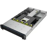 Сервер ASUS RS720-E11-RS24U 2U, 2xLGA4677, 32 DIMM DDR5, 24x 2.5"(12x NVMe+12x NVMe/SATA/SAS* hs), 2 x M.2 slot 2280, 2x10Gbe RJ45, 4 dual-slot GPU, 8 slots PCIe 5.0, 1x OCP 3.0, 2x2600W