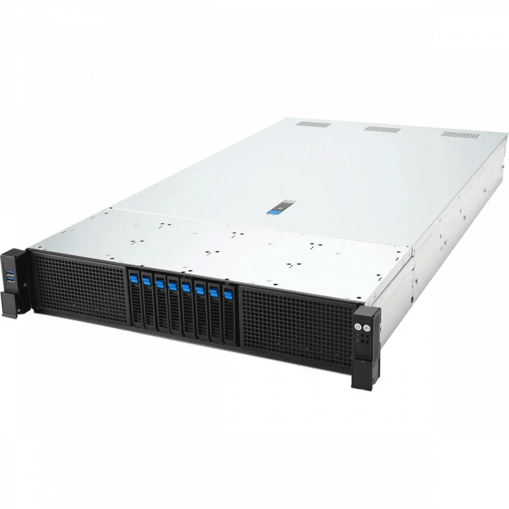 Серверная платформа/ ASUS RS720-E12-RS8G, 2U, 2x LGA 4710, 32x DDR5 6400, 8 x 2.5" hsb 8x SATA/SAS*/NVMe, 8x PCIe slots* + 2x OCP3.0*, 2x m.2 2280/2260, no LAN, 1+1 3200W