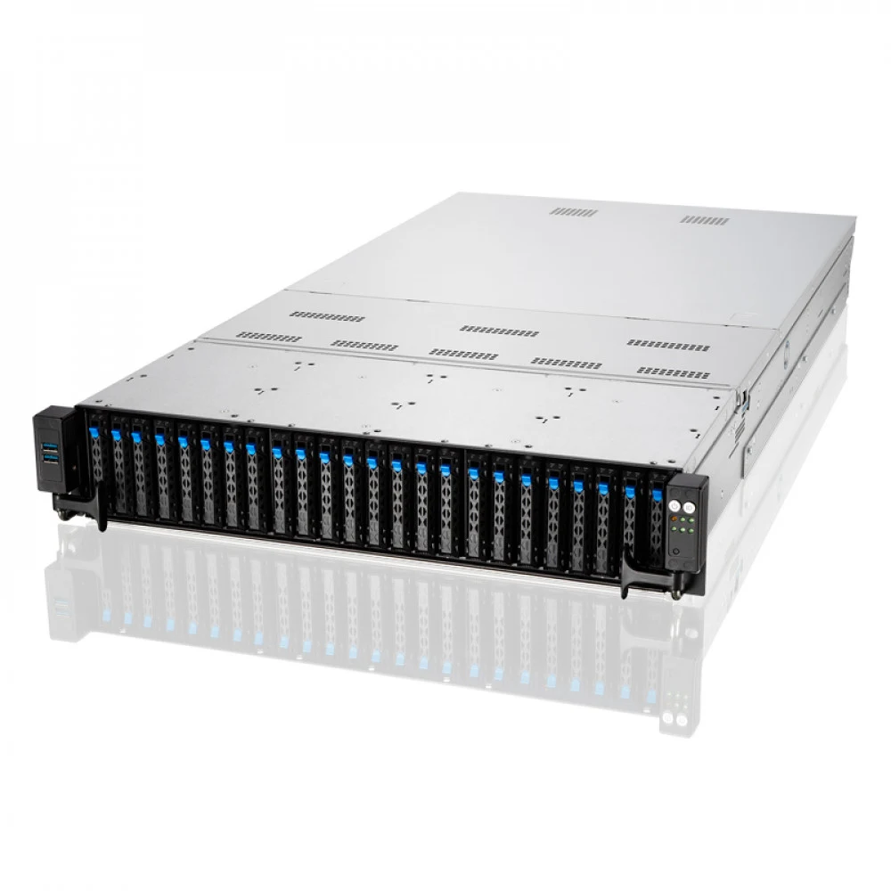 ASUS RS720A-E11-RS24U Rack 2U,2xLGA 4094(max/280w TDP), sup 7002/7003 EPYC,RDIMM/LR-DIMM/3DS(32/3200MHz/8TB),24xSFF SATA/SAS/NVMe,2xM.2 SSD,2x10GbE,9xPCie Slot,1xOCP3.0,2x1600W,ASMB10-iKVM