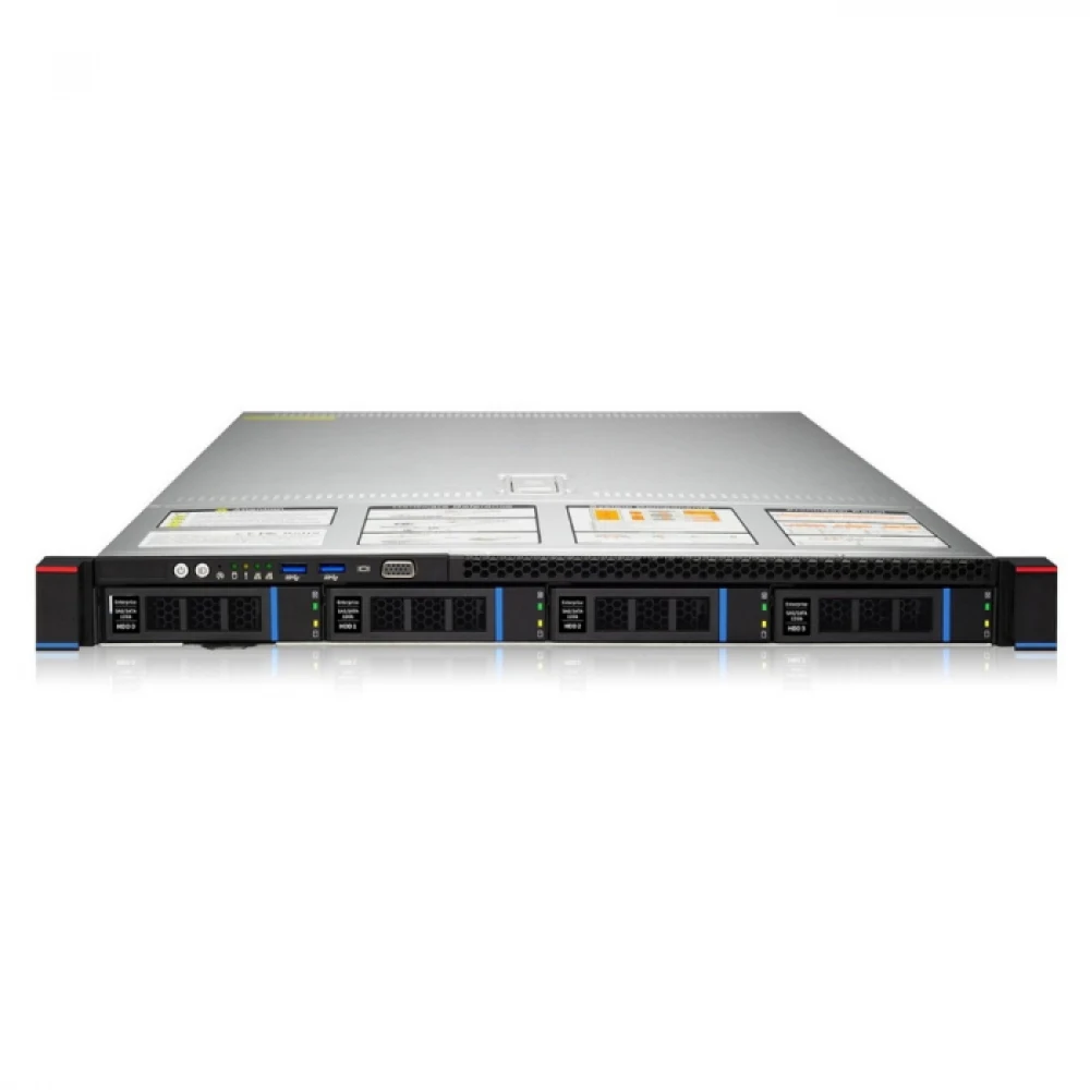 Серверная платформа 1U Gooxi SL101-D04R-G3i ✔1U ✔2x Socket LGA4189 ✔32x LRDIMM DDR4 ✔SATA RAID 0, 1, 10, 5 ✔4 корзины для 2.5" /3,5 HDD/SSD ✔2x 1 Гбит/с