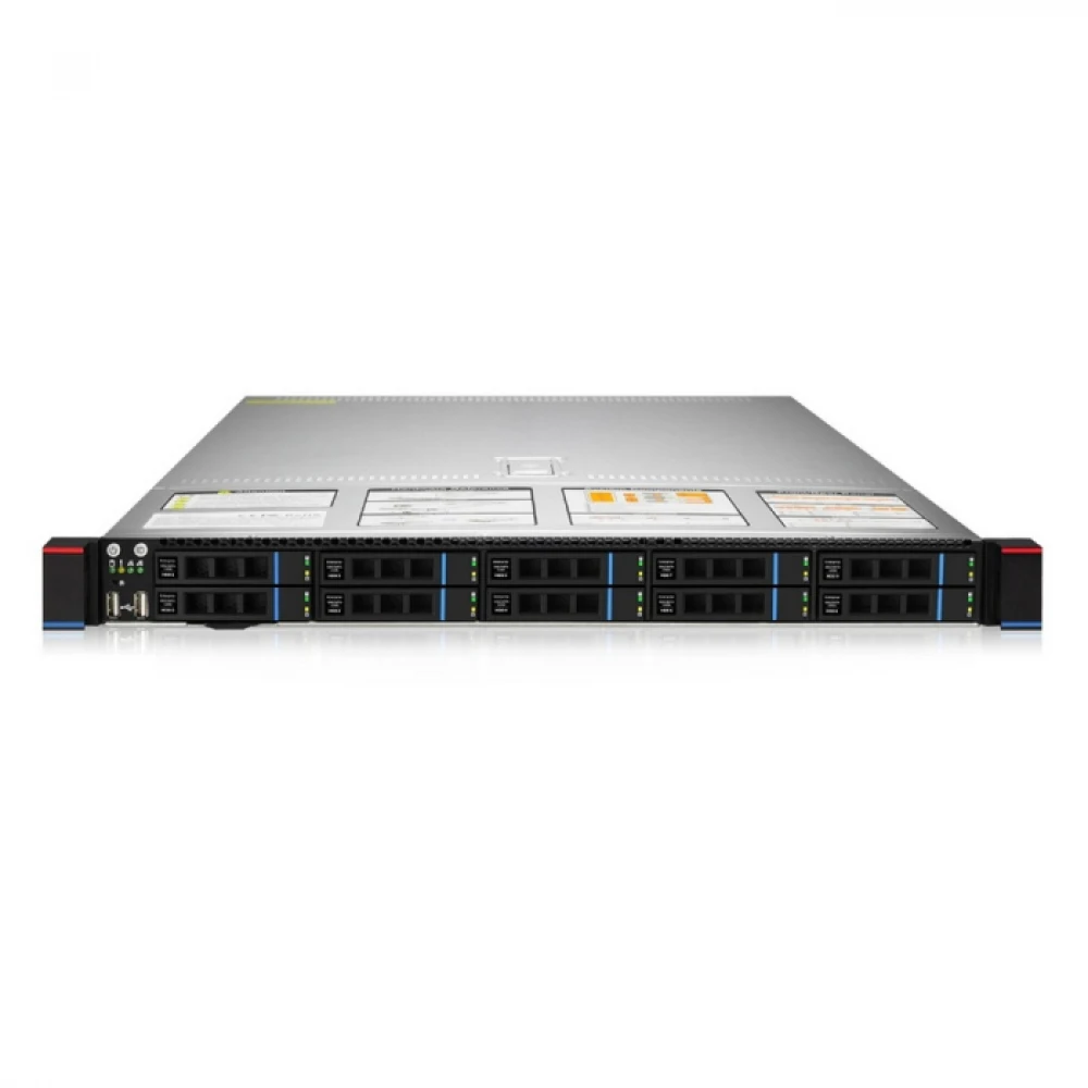 Платформа системного блока Gooxi SL101-D10R-NV-G3 1U Direct-attached Backplane 10_2.5'' SAS/SATA/NVMe Hard Drive Bay Whitley Server barebone + 550W CRPS modules (без рельс C2907-664-3)
