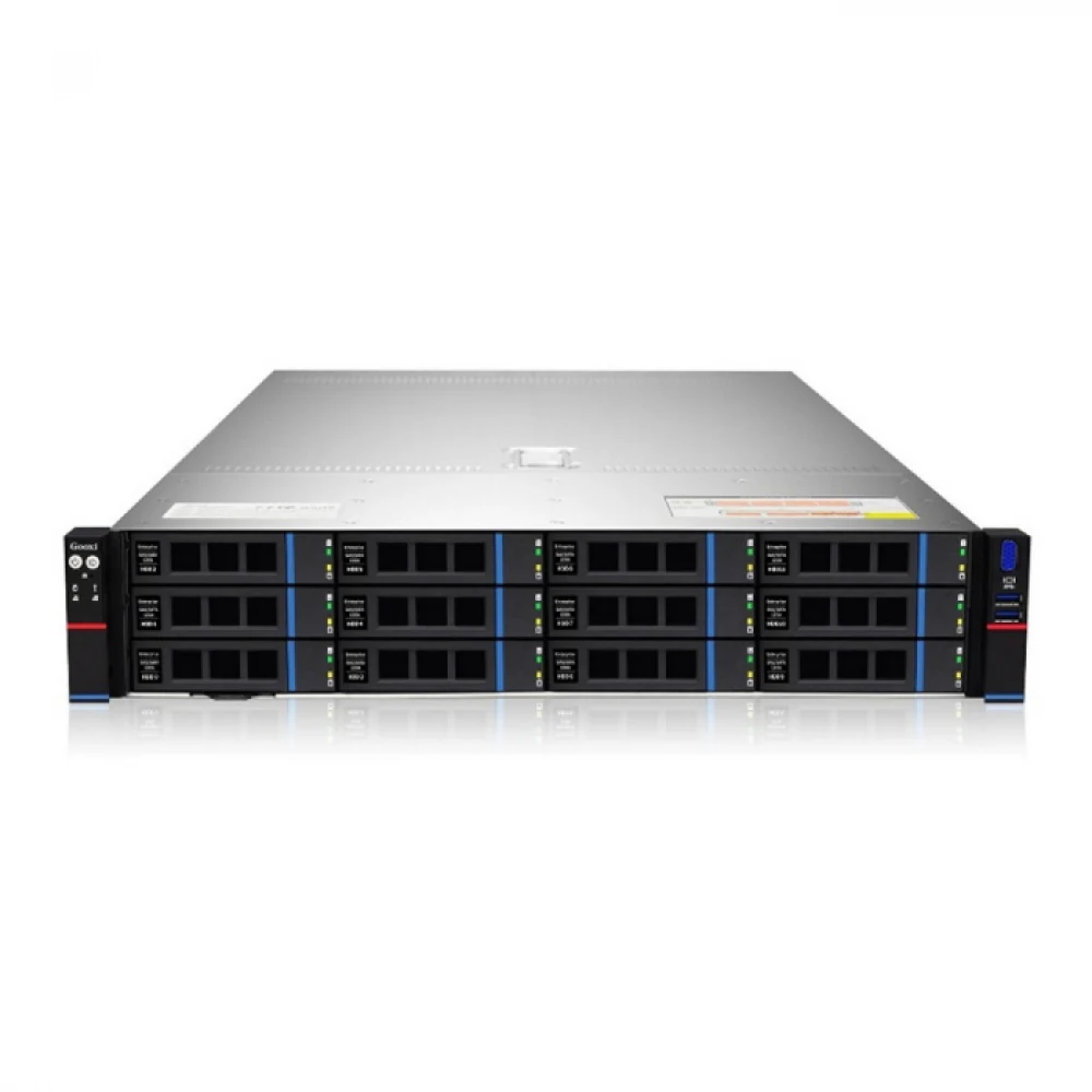 Платформа системного блока Gooxi SL201-D12RE-G3 2U Expander Backplane 12_2.5/3.5 SAS/SATA Hard Drive Bay Whitley Server Barebone + 550W CRPS modules (без рельс C2907-664-3)
