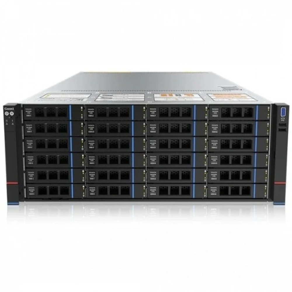 Серверная платформа/ Gooxi SL401-D36RE-G4 4u 36 bay platform with expander backplane, based on Intel Gen 4th 2x 2.5" rear SAS/SATA 2x 2.5" rear NVMe 2*350W TDP 2xPCIe 4.0x16 4xPCIe 4.0x8 2x1300W psu