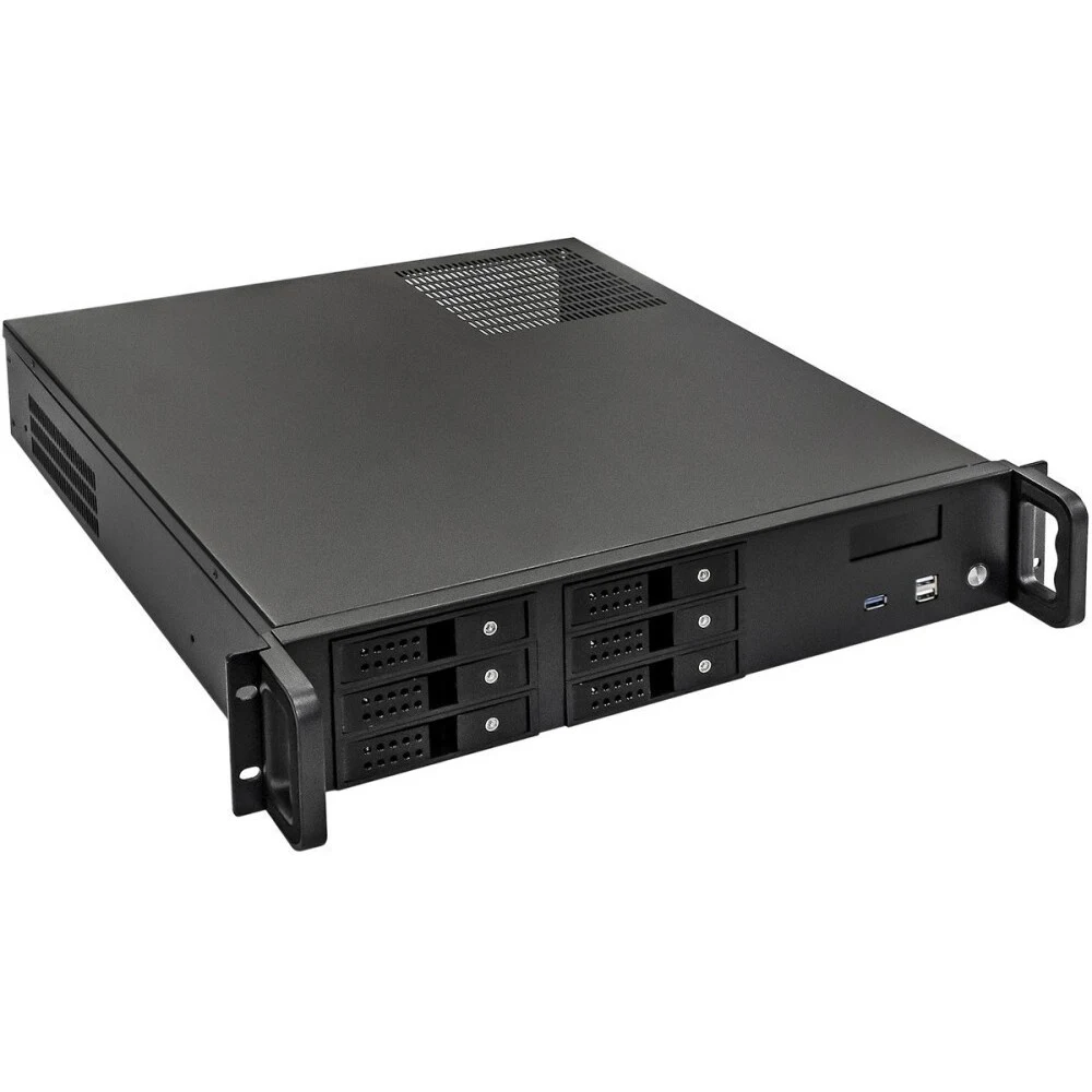 Серверный корпус ExeGate Pro 2U480-HS06 <RM 19", высота 2U, глубина 480, БП 700ADS, 6xHotSwap, USB>