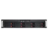 Серверный корпус ExeGate Pro 2U550-HS08 RM 19", высота 2U, глубина 550, БП 1U-500ADS, 8xHotSwap, USB