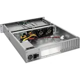 Серверный корпус ExeGate Pro 2U550-HS08 RM 19", высота 2U, глубина 550, БП 1U-1000ADS, 8xHotSwap, USB