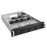 Серверная платформа ExeGate Pro 2U550-HS08 RM 19", высота 2U, глубина 550, Redundant БП 2x1200W, 8xHotSwap, USB