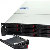 Серверный корпус ExeGate Pro 2U550-HS12 RM 19", высота 2U, глубина 550, без БП, 12xHotSwap, USB