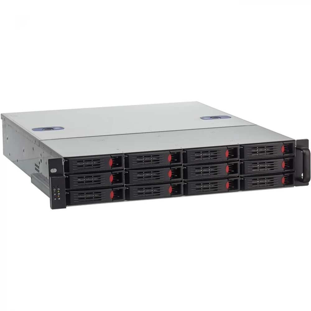 Серверная платформа ExeGate Pro 2U550-HS12 RM 19", высота 2U, глубина 550, Redundant БП 2x1200W, 12xHotSwap, USB