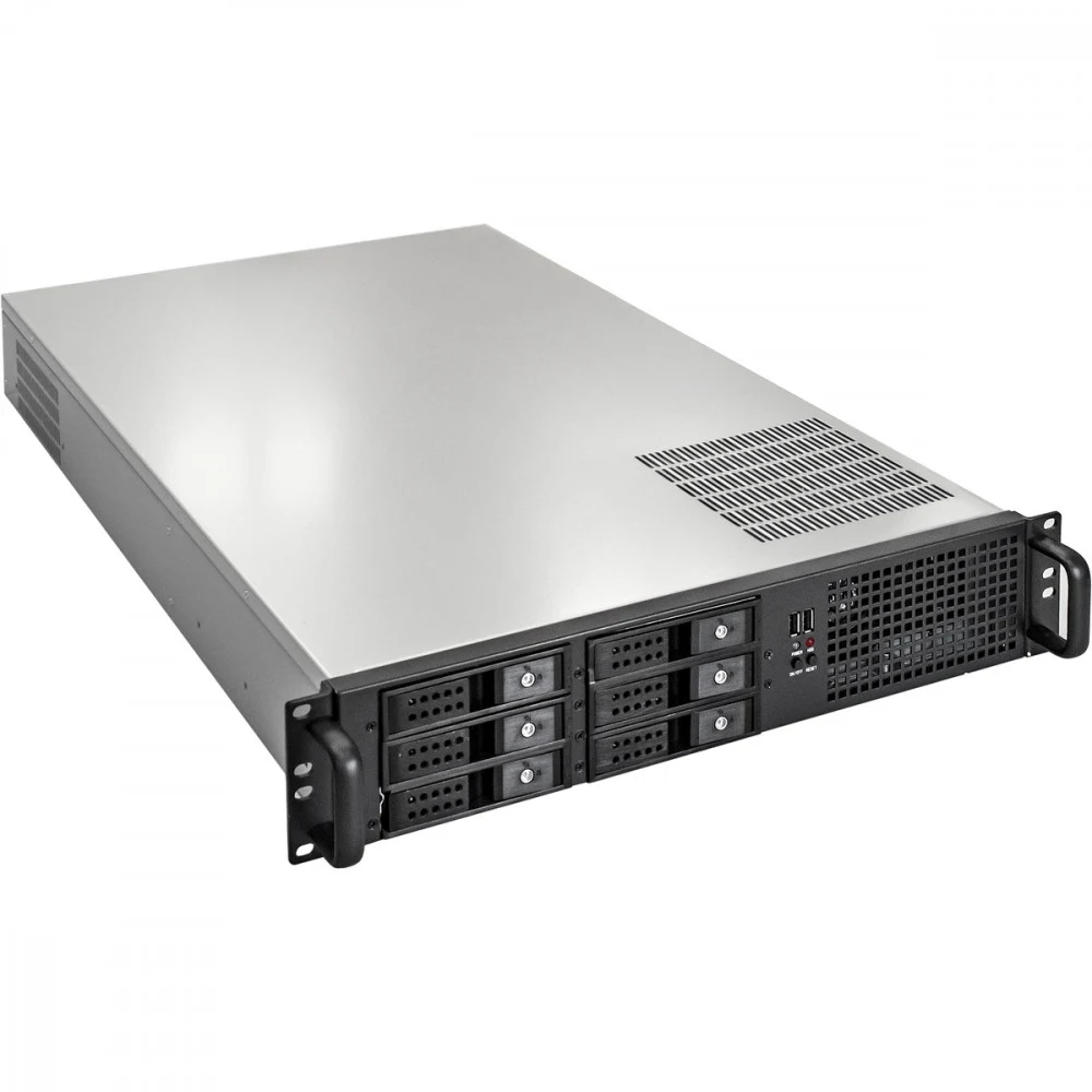 Серверная платформа ExeGate Pro 2U660-HS06 <RM 19", высота 2U, глубина 660, Redundant БП 2x550W, 6xHotSwap, USB>
