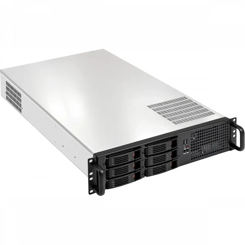 Серверная платформа ExeGate Pro 2U660-HS06 <RM 19", высота 2U, глубина 660, Redundant БП 2x1000W, 6xHotSwap, USB>