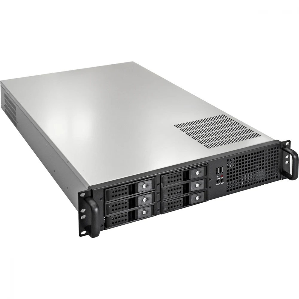 Серверная платформа ExeGate Pro 2U660-HS06 <RM 19", высота 2U, глубина 660, Redundant БП 2x1200W, 6xHotSwap, USB>