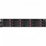 Серверный корпус ExeGate Pro 2U660-HS12 RM 19", высота 2U, глубина 660, без БП, 12xHotSwap, USB