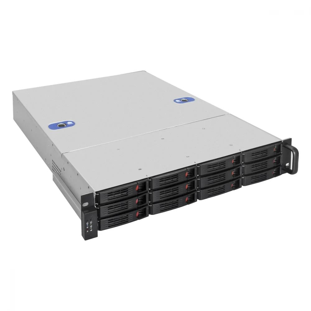 Серверный корпус ExeGate Pro 2U660-HS12 <RM 19", высота 2U, глубина 660, БП 2U-600ADS, 12xHotSwap>