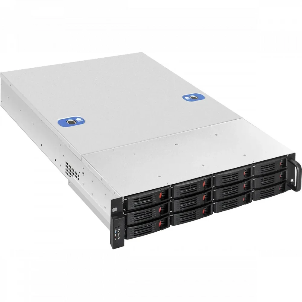 Серверная платформа ExeGate Pro 2U660-HS12 <RM 19", высота 2U, глубина 660, Redundant БП 2x800W, 12xHotSwap>