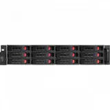 Серверная платформа ExeGate Pro 2U660-HS12 RM 19", высота 2U, глубина 660, Redundant БП 2x800W, 12xHotSwap
