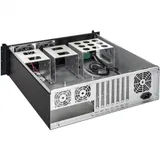 Серверный корпус ExeGate Pro 3U450-08 RM 19", высота 3U, глубина 390, без БП, USB