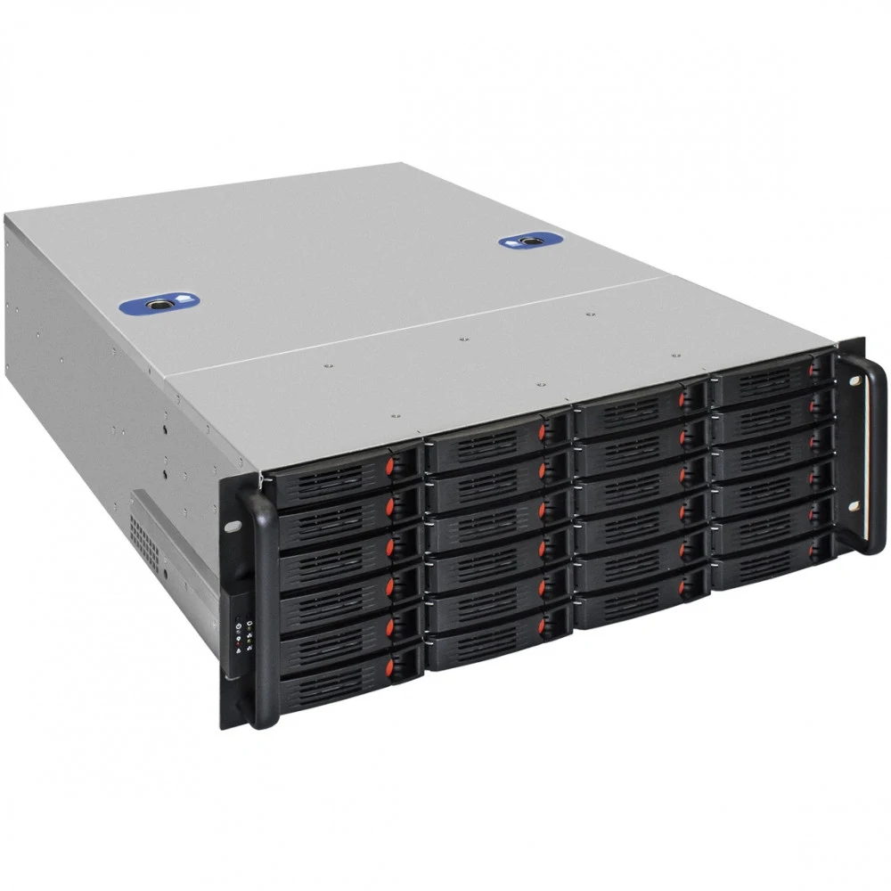 Серверный корпус ExeGate Pro 4U660-HS24 <RM 19", высота 4U, глубина 660, БП 900ADS, 24xHotSwap, USB>