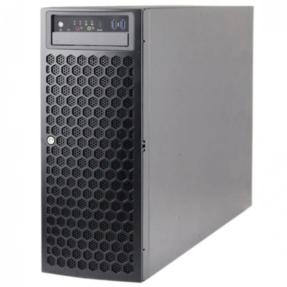Серверный корпус/ Server case FL-T4U435, 4U/Tower, ATX, w/o psu, (support ATX or CRPS), 1x2,5" ext, 4x3,5" int, 2xUSB 3.0,3x9025mm fan, 8xFH PCIe expansion slots