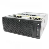 Серверный корпус/ Server case FL-T4UHS835E, 4U/Tower, max MB dimensions 15.2"x13.2", 8x2,5"/3,5 hotswap HDD bays, support 1xSlimODD (optional), SATA/SAS/NVME Tri-mode Backplane, 3x12038 int. fan, 2x