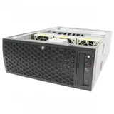 Серверный корпус/ Server case FL-T4UHS835E, 4U/Tower, max MB dimensions 15.2"x13.2", 8x2,5"/3,5 hotswap HDD bays, support 1xSlimODD (optional), SATA/SAS/NVME Tri-mode Backplane, 3x12038 int. fan, 2x