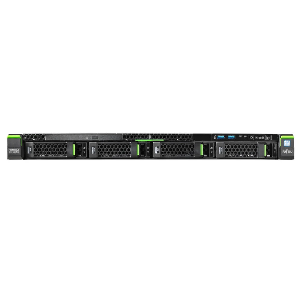 Fujitsu PRIMERGY RX1330 M3 4Bx2.5 no (CPU, Memory,RAID, PSU), RW, No powercord, R/A,1Y War
