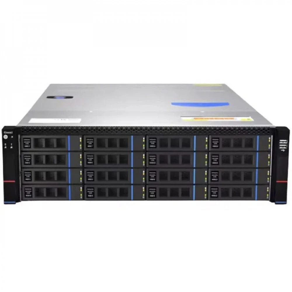 Серверный корпус/ Gooxi RMC3116-670-HSE-D 3U 16bay chassis ,Expander backplane rear 2*2.5"SAS/SATA 1300W 1+1 EU power cables rail kit