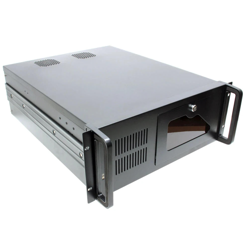 Procase B440L-B-0 черный {4U глубина 540мм, внешн 2x5.25, 1x3.5, внутр 7xHDD, MB 12"x13", без Б/П PS2}