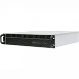 Procase ES204XS-SATA3-B-0 Корпус 2U Rack server case (4 SATA III/SAS 12Gbit hotswap HDD), черный, без блока питания, глубина 400мм, MB 12"x13"
