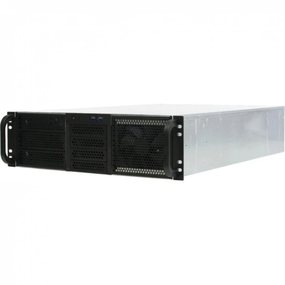 Procase RE306-D3H9-C-48 Корпус 3U server case,3x5.25+9HDD,черный,без блока питания,глубина 480мм,MB CEB 12"x10.5"