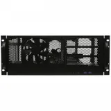 Procase RM438-B-0 Корпус 4U server case,3x5.25+8HDD,черный,без блока питания,глубина 380мм, MB ATX 12"x9.6"