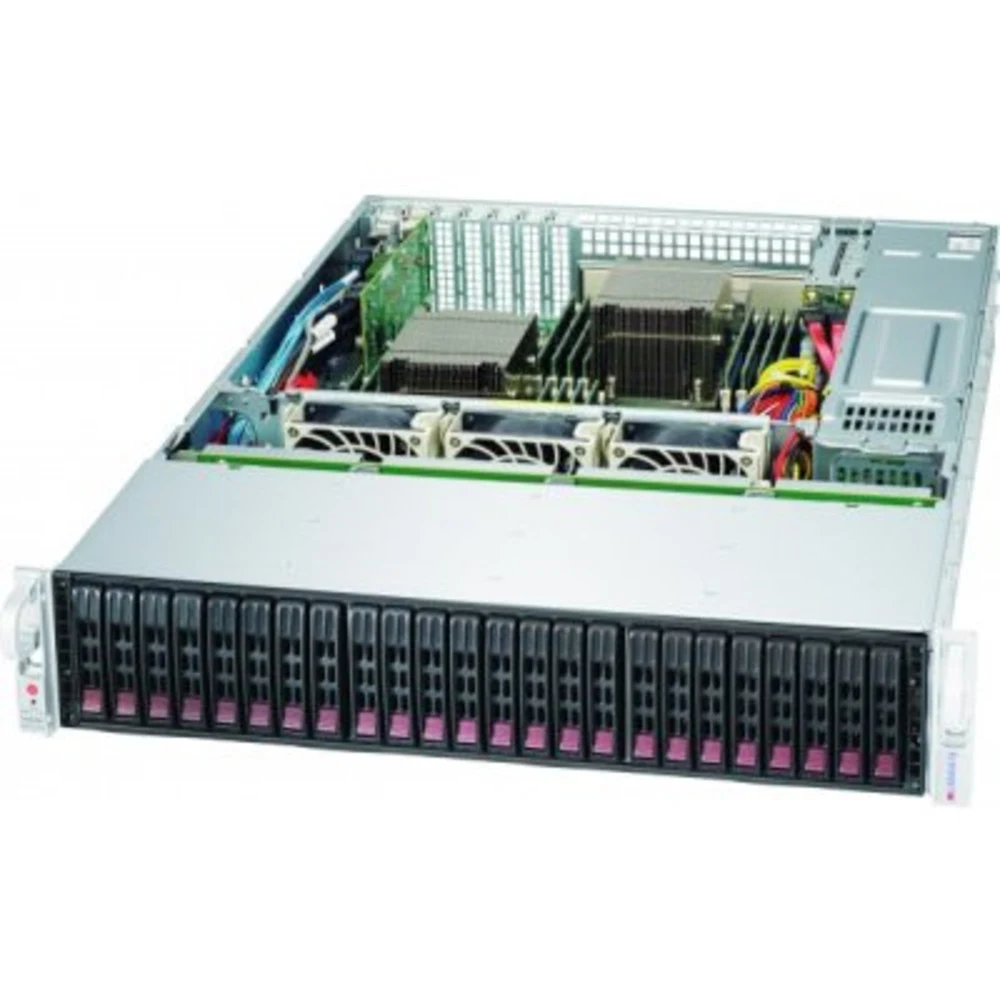 Корпус компьютерный Supermicro Chassis Rack 2U/24x2.5" hot-swap SAS/SATA/1200W