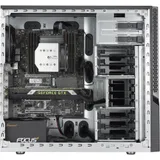 CSE-GS5A-754K - Съемные 3,5-дюймовые и 2,5-дюймовые корпуса для жестких и твердотельных накопителей с лотками без инструментов вмещают до 10 накопителей, в комплект входят 3 вентилятора по 120 мм По