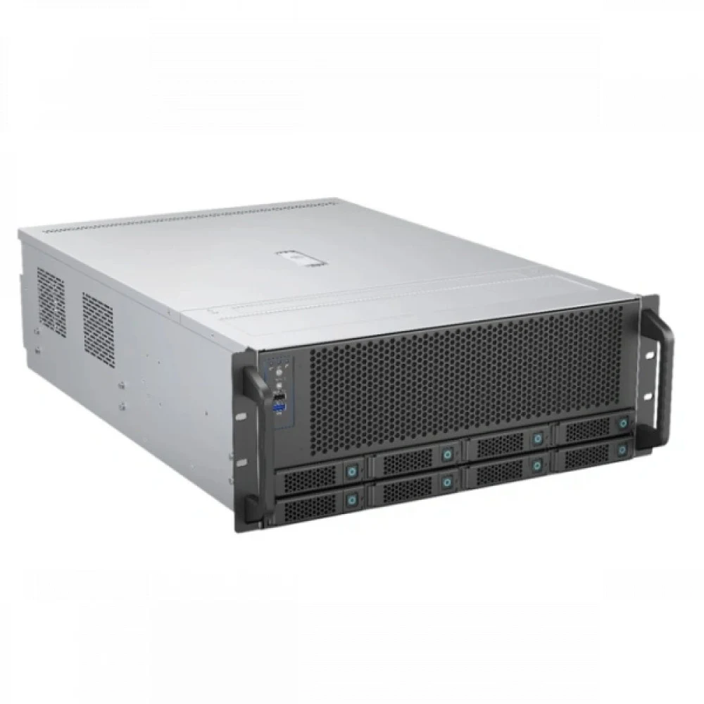 Серверный корпус/ Server case YCC YRM-46508A0, 4U, E-ATX, 8x3,5"/2,5" hotswap HDD bays, SAS/SATA 12GB/s minisasHD backplane, 3x12038 PWM front fans, 2x8038 PWM rear fans, 2xUSB 3.0, 11xFHFL PCIe slo