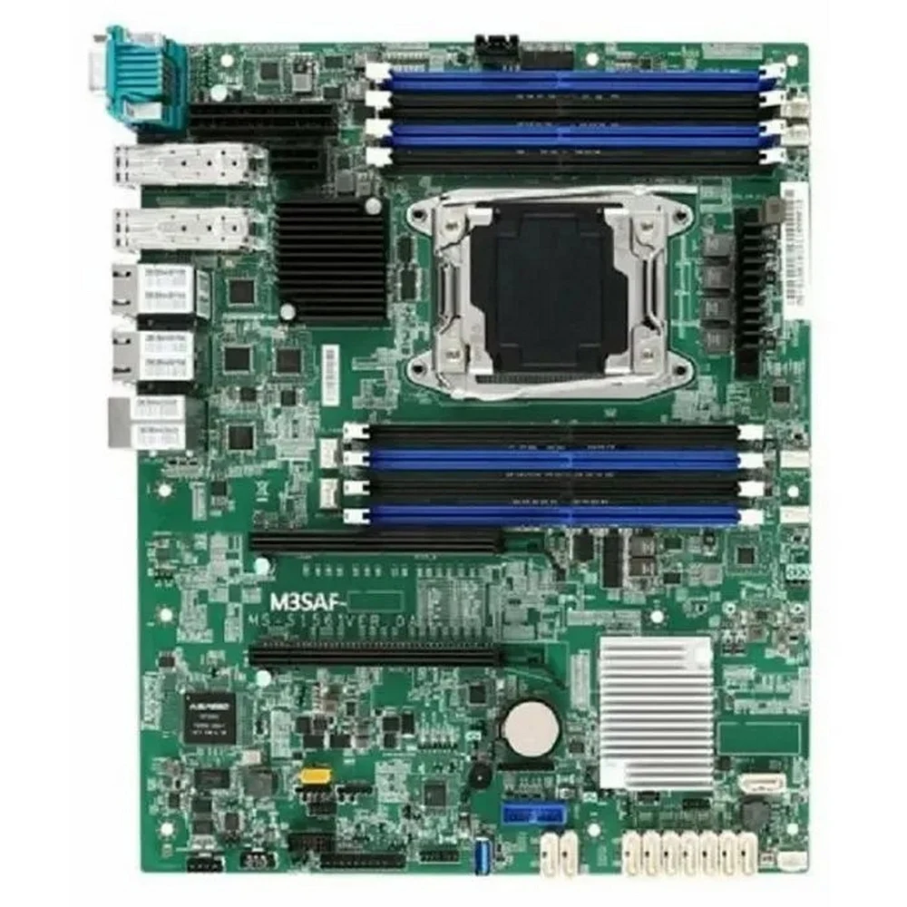 Форм-фактор: ATX, чипсет: Intel C236, сокет: 1366, слоты: 8 DDR3 DIMM, 8x SATA 6 Гбит/с, MS-S1251