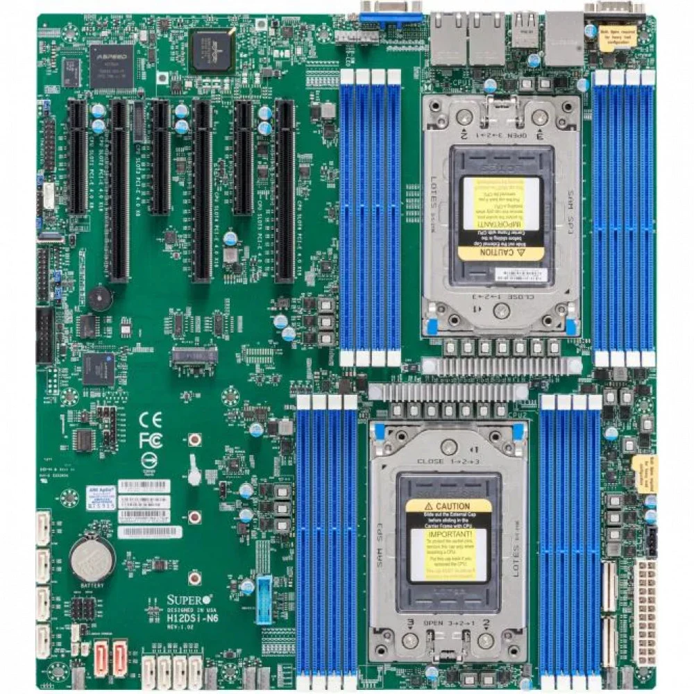 H12DSIN6- материнская плата H12DSi-N6 DUAL AMD EPYC 7003/7002 series processors