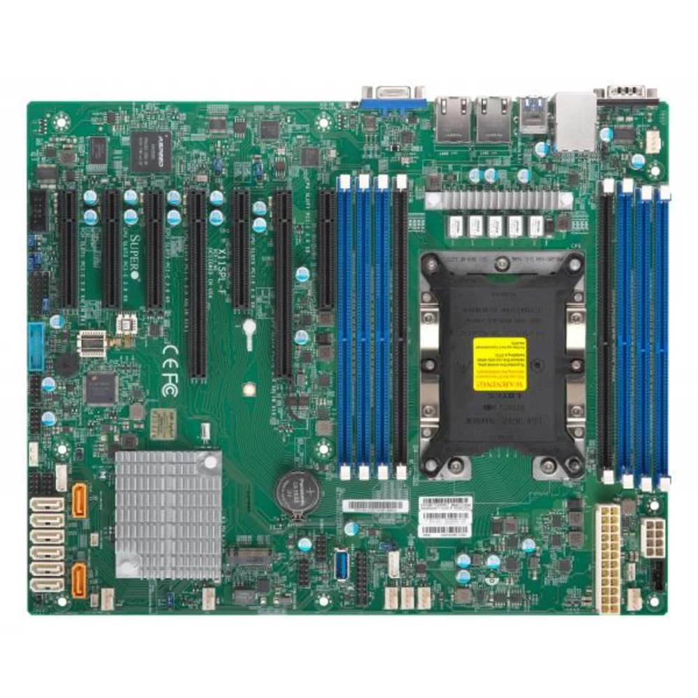 Материнская плата SuperMicro MBD-X11SPL-F-B ATX LGA 3647 8xDDR4 slots 8xSATA3 8xUSB2.0 5xUSB3.0 1xVGA OEM {10} (100084) (incl. 1x I/O Shield MCP-260-00042-0N, 2x CBL-0044L)