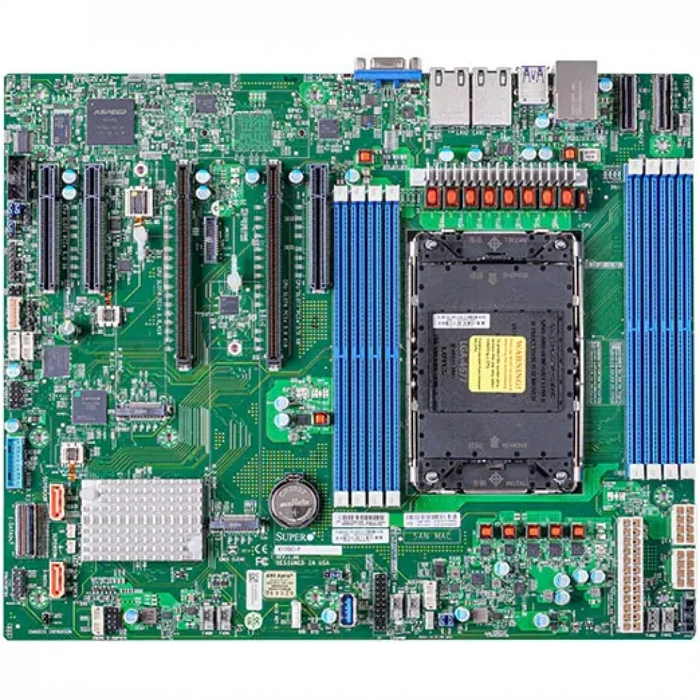 Supermicro MBD-X13SEI-F-B 1xLGA-4677, Intel Xeon SP gen 4, Intel C741, 8x DDR5 4800/4400/4000 MHz. 2x1Gbe Base-T i210+1xMgmt LAN, 10xSATA3, 2xSATA-DOM, 4xUSB 3.2, 2xPCI-Ex16+3xPCI-E x8+2xMCIOx8, 2xM