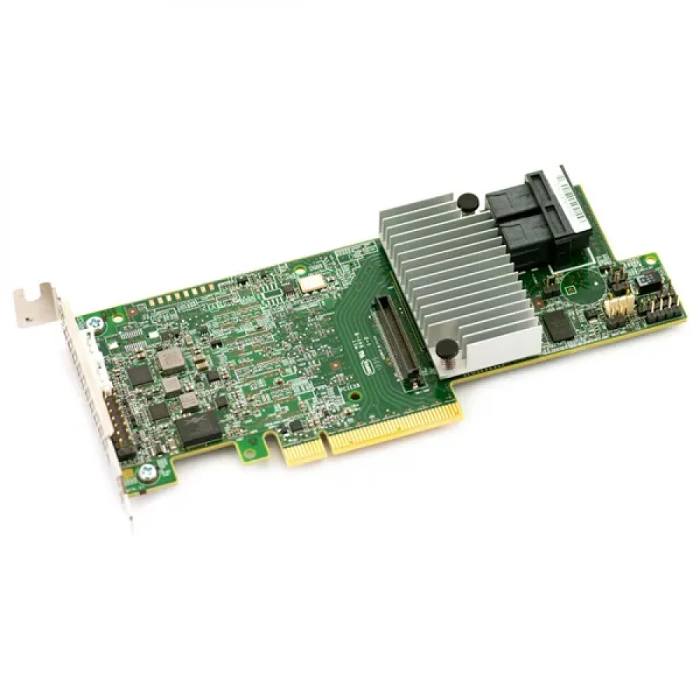 9361-8i(2G) SGL (LSI00462 / 05-25420-17 / 03-25420-22004) PCIe 3.0 x8 LP, SAS/SATA 12G, RAID 0,1,5,6,10,50,60, 8port (2*int SFF8643), Cache 2GB, 3108ROC, RTL